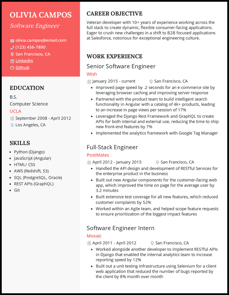 5 Engineering Resume Examples for 2023